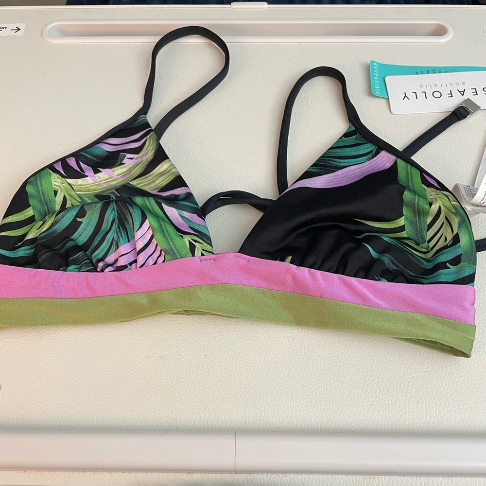 NWT Seafolly Las Palmas bikini top - Picture 2 of 10